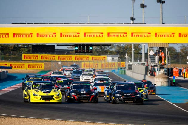 AUTO - CHAMPIONNAT DE FRANCE FFSA TC 2026 - MAGNY-COURS 145 FOUNIER RaphaÃ«l (FRA),JSB CompÃ tition,Hyundai Elantra N TCR, action 117 SAVOLDELLI Guillaume (FRA),Team Clairet Audi RS3 LMS TCR, action 20 THOME SÃ bastien (FRA),eam Clairet Sport,Audi RS3 LMS TCR,action, start of the race, depart, during the 4th round of the Championnat de France FFSA TC 2026, from July 31 to August 2, 2026 on the Circuit de Nevers Magny-Cours, in Magny-Cours, France -  Copyright: xGREGORYxLENORMANDx