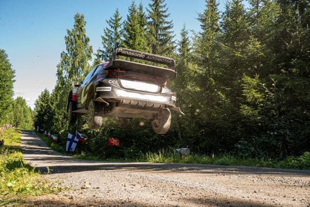 IPA87186195 - Takamoto Katsuta (JPN) and Aaron Johnston (IRL) in a Toyota GR Yaris Rally1 from Toyota Gazoo Racing WRT in action during the FIA WRC, Motorsport Rallye, WM SECTO RALLY FINLAND in Jyväskylä, Finland, July 30–August 2, 2026.  Copyright: xFedericoxManoni IPAxSportx xx 87186195