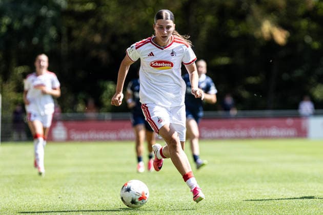 2.Frauen-Bundesliga: FC Köln Frauen II - SC Sand; 02.08.2026 Elona Paci (1. FC Köln Frauen, 7) 2.Frauen-Bundesliga: FC Köln Frauen II - SC Sand; Geißbockheim, Köln; 02.08.2026 DFL regulations prohibit any use of photographs as image sequences and or quasi video. *** Women s Bundesliga 2: FC Köln Women II vs. SC Sand, August 2, 2026, Elona Paci, 1 FC Köln Women, 7 Women s Bundesliga 2: FC Köln Women II vs. SC Sand, Geißbockheim, Cologne, August 2, 2026. DFL regulations prohibit any use of photographs as image sequences and or quasi-video. Copyright: xBEAUTIFULxSPORTS Buriakovx