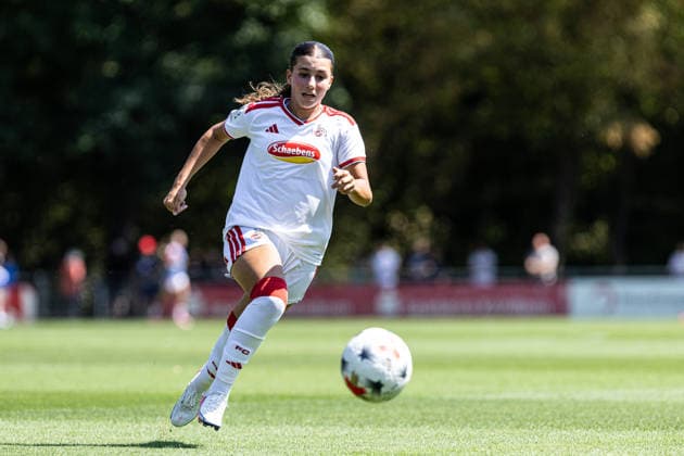 2.Frauen-Bundesliga: FC Köln Frauen II - SC Sand; 02.08.2026 Kim Wardjawand (1. FC Köln Frauen, 18) 2.Frauen-Bundesliga: FC Köln Frauen II - SC Sand; Geißbockheim, Köln; 02.08.2026 DFL regulations prohibit any use of photographs as image sequences and or quasi video. *** Women s Bundesliga II: FC Köln Women II vs. SC Sand, August 2, 2026, Kim Wardjawand, 1 FC Köln Women, 18, Women s Bundesliga II: FC Köln Women II vs. SC Sand, Geißbockheim, Cologne August 2, 2026 DFL regulations prohibit any use of photographs as image sequences and or quasi-video Copyright: xBEAUTIFULxSPORTS Buriakovx