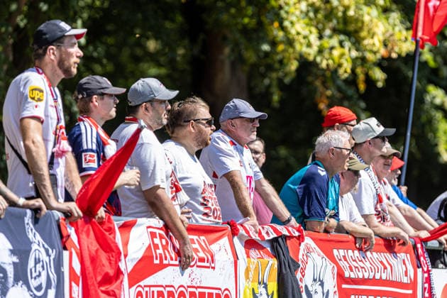2.Frauen-Bundesliga: FC Köln Frauen II - SC Sand; 02.08.2026 Fans von 1. FC Köln Frauen 2.Frauen-Bundesliga: FC Köln Frauen II - SC Sand; Geißbockheim, Köln; 02.08.2026 DFL regulations prohibit any use of photographs as image sequences and or quasi video. *** Women s Bundesliga: 1. FC Köln Women II vs. SC Sand, August 2, 2026. Fans of 1. FC Köln Women. Women s Bundesliga: 1. FC Köln Women II vs. SC Sand, Geißbockheim, Cologne, August 2, 2026. DFL regulations prohibit any use of photographs as image sequences and or quasi-video. Copyright: xBEAUTIFULxSPORTS Buriakovx