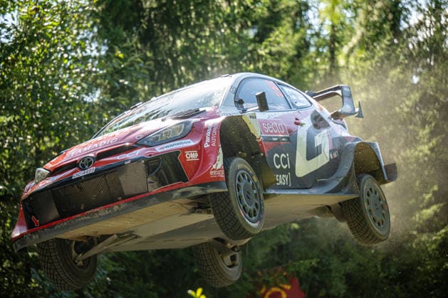 MOTORSPORTS - Rally - 2026 WRC, Motorsport Rallye, WM Rally Finland Photo by IPA ABACAPRESS.COM87186178 - Oliver Solberg (SWE) and Elliott Edmondson (GBR) in a Toyota GR Yaris Rally1 from Toyota Gazoo Racing WRT in action during the FIA WRC SECTO RALLY FINLAND in Jyväskylä, Finland, July 30–August 2, 2026. Finland Finland  Copyright: xIPAxSport ABACAx