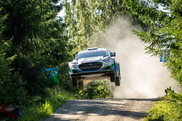 MOTORSPORTS - Rally - 2026 WRC, Motorsport Rallye, WM Rally Finland Photo by IPA ABACAPRESS.COM87186182 - Joshua McErlean (IRL) and Eoin Treacy (IRL) in an M Ford World Rally Team Ford Puma Rally1 in action during the FIA WRC SECTO RALLY FINLAND in Jyväskylä, Finland, July 30–August 2, 2026. Finland Finland  Copyright: xIPAxSport ABACAx