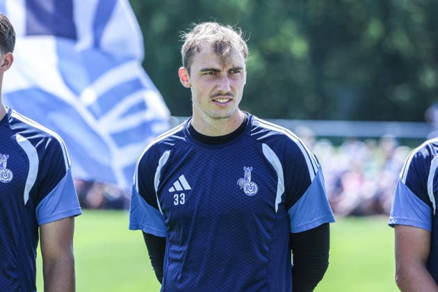 Fussball, 3.Liga Saison 2026 2027 schauinsland reisen Familientag beimMSV Duisburg 02.08.2026, Trainingsgelände MSV Duisburg Toni Stahl (MSV Duisburg, 33) Duisburg Trainingsgelände MSV Duisburg Nordrhein-Westfalen Deutschland *** Sports, Soccer, 3rd Division 2026–2027 Season, Schauinsland Travel, Family Day at MSV Duisburg, August 2, 2026, MSV Duisburg Training Facility, Toni Stahl, MSV Duisburg, 33 Duisburg, MSV Duisburg Training Facility, North Rhine-Westphalia, Germany