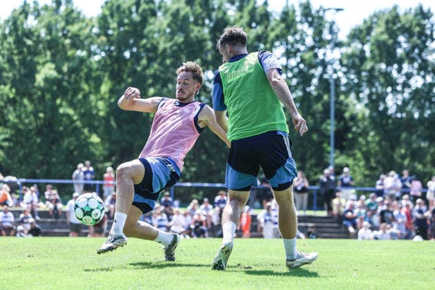 Fussball, 3.Liga Saison 2026 2027 schauinsland reisen Familientag beimMSV Duisburg 02.08.2026, Trainingsgelände MSV Duisburg Aljaz Casar (MSV Duisburg, 8) Duisburg Trainingsgelände MSV Duisburg Nordrhein-Westfalen Deutschland *** Sports, Soccer, 3rd Division Season 2026–2027, Schauinsland Travel, Family Day at MSV Duisburg, August 2, 2026, MSV Duisburg Training Facility, Aljaz Casar, MSV Duisburg, 8 Duisburg, MSV Duisburg Training Facility, North Rhine-Westphalia, Germany