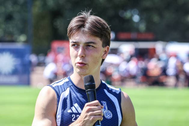 Fussball, 3.Liga Saison 2026 2027 schauinsland reisen Familientag beimMSV Duisburg 02.08.2026, Trainingsgelände MSV Duisburg Simon Symalla (MSV Duisburg, 23) Duisburg Trainingsgelände MSV Duisburg Nordrhein-Westfalen Deutschland *** Sports, Soccer, 3rd Division 2026–2027 Season, Schauinsland Travel, Family Day at MSV Duisburg, August 2, 2026, MSV Duisburg Training Facility, Simon Symalla, MSV Duisburg, 23 Duisburg, MSV Duisburg Training Facility, North Rhine-Westphalia, Germany