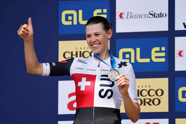 02.08.2026, Monteceneri, Monte Ceneri, 2026 UEC MTB European Championship, EM, Europameisterschaft XCO Women Elite s Final (cross country olympic) Alessandra Keller 2 (SUI) 2nd place and silver medal Monteceneri Monte Ceneri Ticino Switzerland *** August 2, 2026, Monteceneri, Monte Ceneri, 2026 UEC MTB European Championship XCO Women s Elite Final, Cross-Country Olympic, Alessandra Keller (2 SUI), 2nd place and silver medal, Monteceneri, Monte Ceneri, Ticino, Switzerland Copyright: xJustPictures.ch FrancescoxMinghettix jp-en-FrMi-_NG_2102