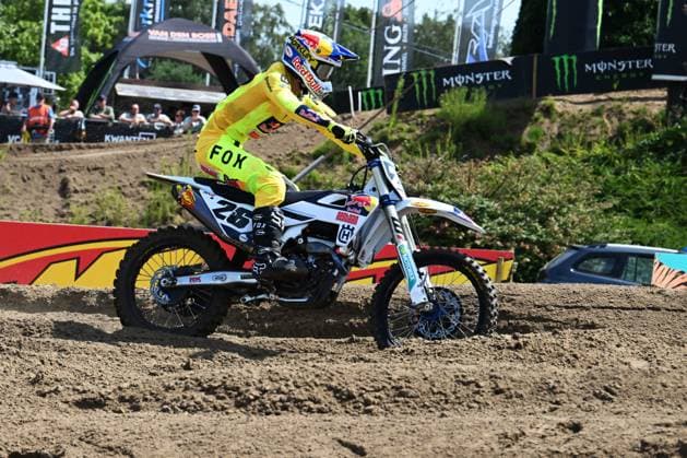 Belgian Liam Everts pictured in action during the motocross MX2 Grand Prix Flanders, race 14 20 of the FIM Motocross World Championship, WM, Weltmeisterschaft Sunday, August 2, 2026, in Lommel. JILLxDELSAUX  x182610858x