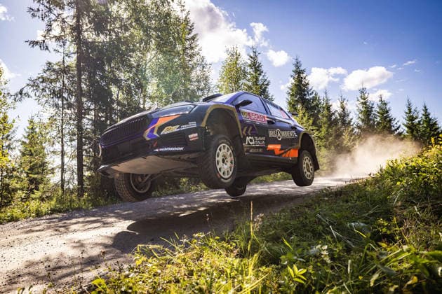 AUTO - WRC, Motorsport Rallye, WM - RALLY FINLAND 2026 38 Giovanni TRENTIN, Pietro Elia OMETTO, Skoda Fabia RS, action during the 2026 Rally Finland, 10th round of the 2026 WRC World Rally Car Championship, from July 30 to August 2, 2026 at Jyvaskyla, Finland - JyvaskylaFinland  Copyright: xNikosxKatikisx