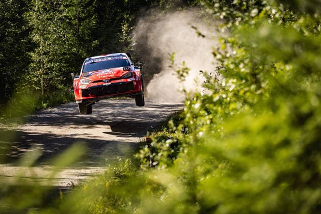 AUTO - WRC, Motorsport Rallye, WM - RALLY FINLAND 2026 18 Takamoto KATSUTA, Aaron JOHNSTON, Toyota GR Yaris Rally1, action during the 2026 Rally Finland, 10th round of the 2026 WRC World Rally Car Championship, from July 30 to August 2, 2026 at Jyvaskyla, Finland - JyvaskylaFinland  Copyright: xNikosxKatikisx