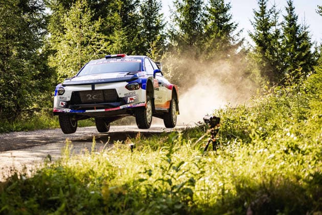 AUTO - WRC, Motorsport Rallye, WM - RALLY FINLAND 2026 21 LÃ o ROSSEL, Guillaume MERCOIRET, Lancia Ypsilon HF, action during the 2026 Rally Finland, 10th round of the 2026 WRC World Rally Car Championship, from July 30 to August 2, 2026 at Jyvaskyla, Finland - JyvaskylaFinland  Copyright: xNikosxKatikisx