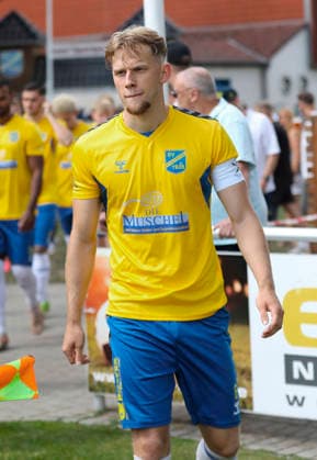 Foto : Todesfeldes Kapitän Pawel Erfmann Fussball Regionalliga Nord , 1. Spieltag am So. 02.08.2026 SV Todesfelde - FC St. Pauli II *** Photo of Todesfelde captain Pawel Erfmann: Regionalliga Nord soccer, Matchday 1 on Sun, Aug. 2, 2026: SV Todesfelde vs. FC St. Pauli II