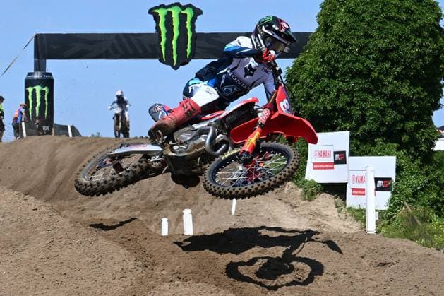 Dutch Jeffrey Herlings pictured in action during the motocross MXGP Grand Prix Flanders, race 14 20 of the FIM Motocross World Championship, WM, Weltmeisterschaft Sunday, August 2, 2026, in Lommel. JILLxDELSAUX  x182612094x