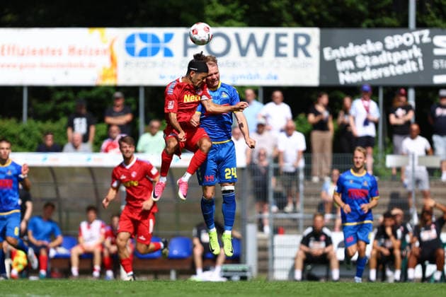 17 Lucas Camacho (FC Eintracht Norderstedt), 24 Mats Kaiser (SV Atlas Delmenhorst) Fußball I Herren I Regionalliga Nord I Saison 2026-2027 I 1. Spieltag I FC Eintracht Norderstedt - SV Atlas Delmenhorst I 02.08.2026 I Edmund-Plambeck-Stadion *** 17 Lucas Camacho, FC Eintracht Norderstedt, 24 Mats Kaiser SV Atlas Delmenhorst Men s Soccer I Regionalliga Nord I 2026–2027 Season I Matchday 1 I FC Eintracht Norderstedt vs. SV Atlas Delmenhorst I August 2, 2026 I Edmund Plambeck Stadium