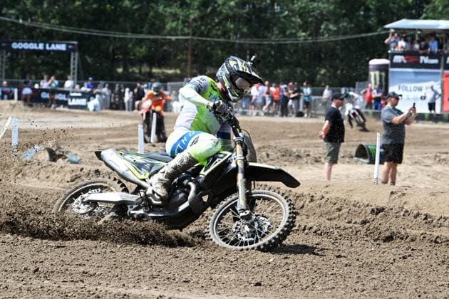 South-African Camden McLellan pictured in action during the motocross MX2 Grand Prix Flanders, race 14 20 of the FIM Motocross World Championship, WM, Weltmeisterschaft Sunday, August 2, 2026, in Lommel. JILLxDELSAUX  x182612531x