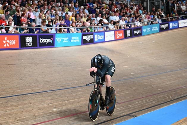 Glasgow 2026 Commonwealth Games Picture by Olly Hassell SWpix.com - 02 08 2026 - Glasgow 2026 Commonwealth Games - Track cycling, Rad, Radsport, Bahnrad, Bahn and Para Track Cycling - Sir Chris Hoy Velodrome, Glasgow, Scotland - Men s C1-C3 3000m Individual Pursuit Final - For Bronze - Devon Briggs of New Zealand Glasgow Sir Chris Hoy Velodrome Scotland Copyright: x xSWpix.comx(t axPhotographyxHubxLtd)xOllyxHassell SWpix.comx SWP-3030-17635