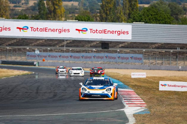 AUTO - CHAMPIONNAT DE FRANCE FFSA GT 2026 - MAGNY-COURS 93 LOPEZ Alexandre (fra), FIGUIERE Pierre-Laurent (fra), Chazel Technologie Course,Alpine A110 Cup, action during the 4th round of the Championnat de France FFSA GT 2026, from July 31 to August 2, 2026 on the Circuit de Nevers Magny-Cours, in Magny-Cours, France -  Copyright: xGREGORYxLENORMANDx