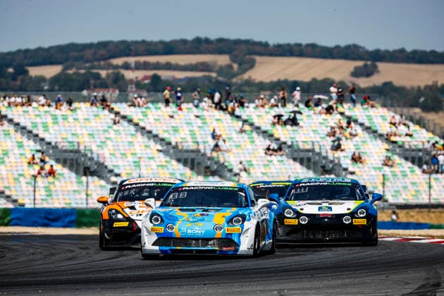 AUTO - CHAMPIONNAT DE FRANCE FFSA GT 2026 - MAGNY-COURS 63 LEMERET StÃ phane (BEL), AURIACOMBE StÃ phane (FRA), CMR,Alpine A110 GT4 EVO, action during the 4th round of the Championnat de France FFSA GT 2026, from July 31 to August 2, 2026 on the Circuit de Nevers Magny-Cours, in Magny-Cours, France -  Copyright: xGREGORYxLENORMANDx