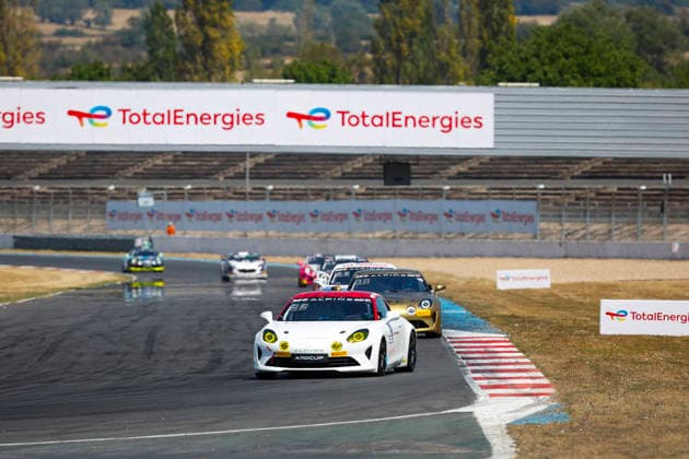 AUTO - CHAMPIONNAT DE FRANCE FFSA GT 2026 - MAGNY-COURS 33 ROQUES Paul (FRA), FOURNIER Anthony (FRA), Race Cars Consulting,Alpine A110 Cup, action during the 4th round of the Championnat de France FFSA GT 2026, from July 31 to August 2, 2026 on the Circuit de Nevers Magny-Cours, in Magny-Cours, France -  Copyright: xGREGORYxLENORMANDx