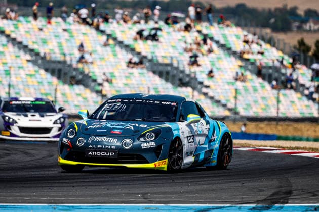 AUTO - CHAMPIONNAT DE FRANCE FFSA GT 2026 - MAGNY-COURS 123 CONSTANTIN Axel (FRA), DE BRAHBANT FrÃ dÃ ric (FRA), Chazel Technologie Course,Alpine A110 Cup, action during the 4th round of the Championnat de France FFSA GT 2026, from July 31 to August 2, 2026 on the Circuit de Nevers Magny-Cours, in Magny-Cours, France -  Copyright: xGREGORYxLENORMANDx