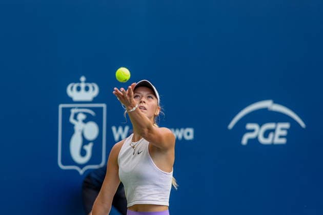 WARSZAWA 02.08.2026 TURNIEJ WTA, Tennis Damen 125 WARSAW T-MOBILE POLISH OPEN - KWALIFIKACJE --- TENNIS TOURNAMENT WTA 125 WARSAW T-MOBILE POLISH OPEN - QUALIFICATION ROUND DARIA GORSKA FOT. ANNA KLEPACZKO FOTOPYK NEWSPIX.PL --- newspix.pl POLAND OUT! 