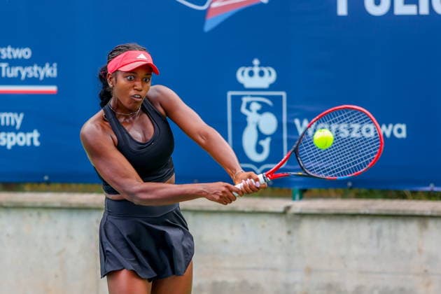 WARSZAWA 02.08.2026 TURNIEJ WTA, Tennis Damen 125 WARSAW T-MOBILE POLISH OPEN - KWALIFIKACJE --- TENNIS TOURNAMENT WTA 125 WARSAW T-MOBILE POLISH OPEN - QUALIFICATION ROUND ALANA SMITH FOT. ANNA KLEPACZKO FOTOPYK NEWSPIX.PL --- newspix.pl POLAND OUT! 