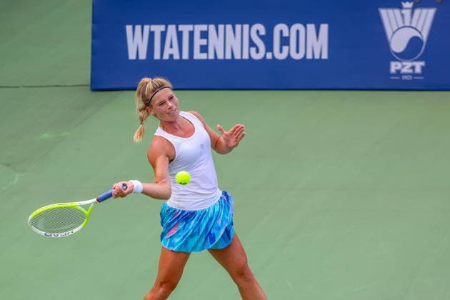 WARSZAWA 02.08.2026 TURNIEJ WTA, Tennis Damen 125 WARSAW T-MOBILE POLISH OPEN - KWALIFIKACJE --- TENNIS TOURNAMENT WTA 125 WARSAW T-MOBILE POLISH OPEN - QUALIFICATION ROUND MARCELINA PODLINSKA FOT. ANNA KLEPACZKO FOTOPYK NEWSPIX.PL --- newspix.pl POLAND OUT! 