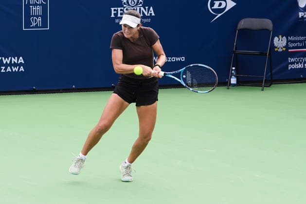 Warszawa 02.08.2026. Tenis. WTA, Tennis Damen 125 Warsaw T-Mobile Polish Open, day 1, Warsaw, Poland --- Tenis. Turniej WTA 125 Warsaw T-Mobile Polish Open, dzien 1, Warszawa Persons shown: Lia Karatancheva (BUL) Fot. Dominika Chmura Arena Akcji NEWSPIX.PL --- newspix.pl POLAND OUT! 