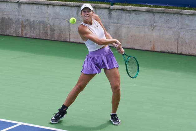 Warszawa 02.08.2026. Tenis. WTA, Tennis Damen 125 Warsaw T-Mobile Polish Open, day 1, Warsaw, Poland --- Tenis. Turniej WTA 125 Warsaw T-Mobile Polish Open, dzien 1, Warszawa Persons shown: Daria Gorska (POL) Fot. Dominika Chmura Arena Akcji NEWSPIX.PL --- newspix.pl POLAND OUT! 