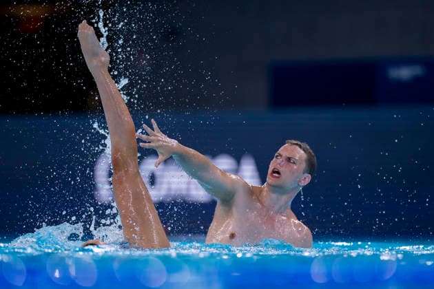 France, Paris, Centre Aquatique Olympique Metropole du Grand Paris, 02.08.2026, European Aquatics Championships Artistic Swimming, Day 3, Mixed Duet Techincal FINAL, Solene Guisard and Robin Wiehn of Germany, Photo by Eibner Pressefoto Tino Henschel European Aquatics Championships Artistic Swimming, Day 3, Mixed Duet Techincal FINAL Paris *** France, Paris, Centre Aquatique Olympique Metropole du Grand Paris, August 2, 2026, European Aquatics Championships – Artistic Swimming, Day 3, Mixed Duet Technical FINAL, Solene Guisard and Robin Wiehn of Germany, Photo by Eibner Pressefoto Tino Henschel European Aquatics Championships Artistic Swimming, Day 3, Mixed Duet Technical FINAL Paris Copyright: xEibnerxPressefotox