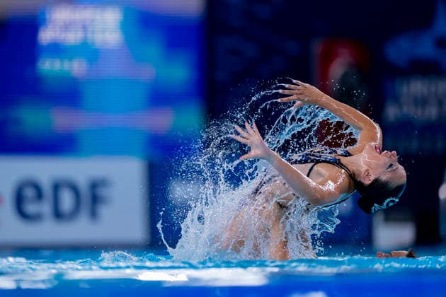 France, Paris, Centre Aquatique Olympique Metropole du Grand Paris, 02.08.2026, European Aquatics Championships Artistic Swimming, Day 3, Mixed Duet Techincal FINAL, Solene Guisard and Robin Wiehn of Germany, Photo by Eibner Pressefoto Tino Henschel European Aquatics Championships Artistic Swimming, Day 3, Mixed Duet Techincal FINAL Paris *** France, Paris, Centre Aquatique Olympique Metropole du Grand Paris, August 2, 2026, European Aquatics Championships – Artistic Swimming, Day 3, Mixed Duet Technical FINAL, Solene Guisard and Robin Wiehn of Germany, Photo by Eibner Pressefoto Tino Henschel European Aquatics Championships Artistic Swimming, Day 3, Mixed Duet Technical FINAL Paris Copyright: xEibnerxPressefotox