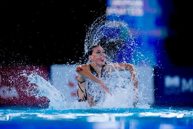 France, Paris, Centre Aquatique Olympique Metropole du Grand Paris, 02.08.2026, European Aquatics Championships Artistic Swimming, Day 3, Mixed Duet Techincal FINAL, Solene Guisard and Robin Wiehn of Germany, Photo by Eibner Pressefoto Tino Henschel European Aquatics Championships Artistic Swimming, Day 3, Mixed Duet Techincal FINAL Paris *** France, Paris, Centre Aquatique Olympique Metropole du Grand Paris, August 2, 2026, European Aquatics Championships – Artistic Swimming, Day 3, Mixed Duet Technical FINAL, Solene Guisard and Robin Wiehn of Germany, Photo by Eibner Pressefoto Tino Henschel European Aquatics Championships Artistic Swimming, Day 3, Mixed Duet Technical FINAL Paris Copyright: xEibnerxPressefotox