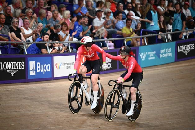 Glasgow 2026 Commonwealth Games Picture by Olly Hassell SWpix.com - 02 08 2026 - Glasgow 2026 Commonwealth Games - Track cycling, Rad, Radsport, Bahnrad, Bahn and Para Track Cycling - Sir Chris Hoy Velodrome, Glasgow, Scotland - Women s Keirin Finals - For Gold - Emma Finucane of Wales Wins the Women s Keirin Finals to take Four from Four Medals in the Sprint Events Glasgow Sir Chris Hoy Velodrome Scotland Copyright: x xSWpix.comx(t axPhotographyxHubxLtd)xOllyxHassell SWpix.comx SWP-3030-17720
