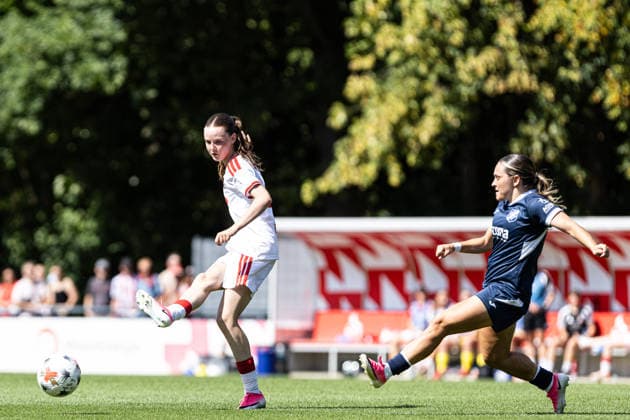 2.Frauen-Bundesliga: FC Köln Frauen II - SC Sand; 02.08.2026 Paula Hofmann (1. FC Köln Frauen, 4) 2.Frauen-Bundesliga: FC Köln Frauen II - SC Sand; Geißbockheim, Köln; 02.08.2026 DFL regulations prohibit any use of photographs as image sequences and or quasi video. *** Women s Bundesliga 2: FC Cologne Women II vs. SC Sand, August 2, 2026, Paula Hofmann, 1 FC Cologne Women, 4 Women s Bundesliga 2: FC Cologne Women II vs. SC Sand, Geißbockheim, Cologne, August 2, 2026. DFL regulations prohibit any use of photographs as image sequences and or quasi-video. Copyright: xBEAUTIFULxSPORTS Buriakovx