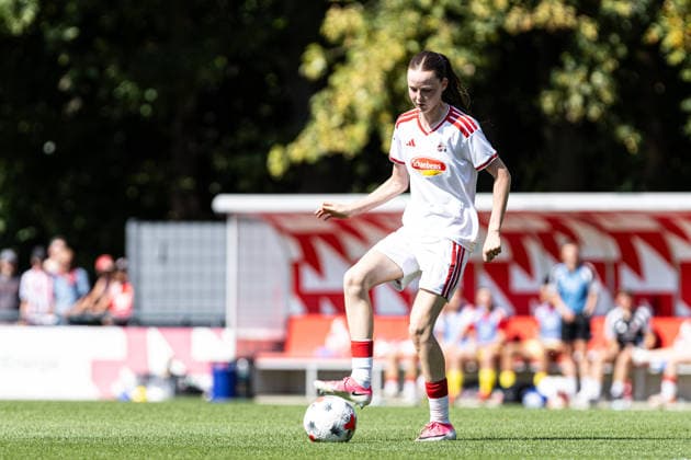 2.Frauen-Bundesliga: FC Köln Frauen II - SC Sand; 02.08.2026 Paula Hofmann (1. FC Köln Frauen, 4) 2.Frauen-Bundesliga: FC Köln Frauen II - SC Sand; Geißbockheim, Köln; 02.08.2026 DFL regulations prohibit any use of photographs as image sequences and or quasi video. *** Women s Bundesliga 2: FC Cologne Women II vs. SC Sand, August 2, 2026, Paula Hofmann, 1 FC Cologne Women, 4 Women s Bundesliga 2: FC Cologne Women II vs. SC Sand, Geißbockheim, Cologne, August 2, 2026. DFL regulations prohibit any use of photographs as image sequences and or quasi-video. Copyright: xBEAUTIFULxSPORTS Buriakovx