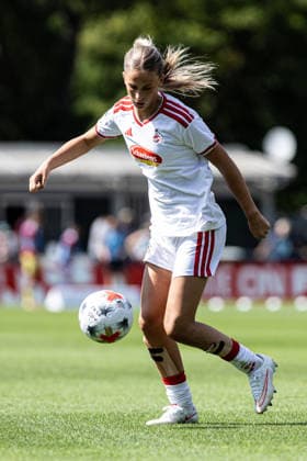 2.Frauen-Bundesliga: FC Köln Frauen II - SC Sand; 02.08.2026 Jil Schäfer (1. FC Köln Frauen, 6) 2.Frauen-Bundesliga: FC Köln Frauen II - SC Sand; Geißbockheim, Köln; 02.08.2026 DFL regulations prohibit any use of photographs as image sequences and or quasi video. *** Women s Bundesliga II: FC Köln Women II vs. SC Sand, August 2, 2026; Jil Schäfer, 1 FC Köln Women, 6-2 Women s Bundesliga II: FC Köln Women II vs. SC Sand, Geißbockheim, Cologne August 2, 2026 DFL regulations prohibit any use of photographs as image sequences and or quasi-video Copyright: xBEAUTIFULxSPORTS Buriakovx