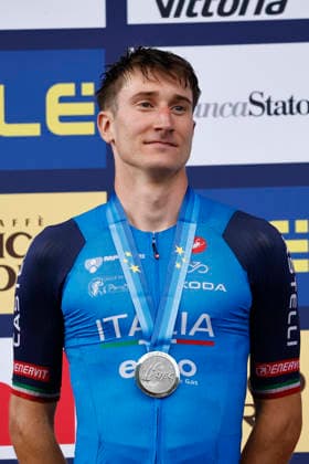 02.08.2026, Monteceneri, Monte Ceneri, 2026 UEC MTB European Championship, EM, Europameisterschaft XCO Men Elite s Final (cross country olympic) Juri Zanotti 9 (ITA) 2nd place and silver medal Monteceneri Monte Ceneri Ticino Switzerland *** August 2, 2026, Monteceneri, Monte Ceneri, 2026 UEC MTB European Championship XCO Men s Elite Final, Cross Country Olympic; Juri Zanotti (9, ITA) took 2nd place and the silver medal; Monteceneri, Monte Ceneri, Ticino, Switzerland Copyright: xJustPictures.ch FrancescoxMinghettix jp-en-FrMi-_NG_2686