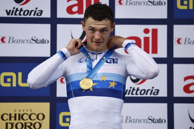 02.08.2026, Monteceneri, Monte Ceneri, 2026 UEC MTB European Championship, EM, Europameisterschaft XCO Men Elite s Final (cross country olympic) Charlie Aldridge 2 (GBR) 1st place, European Champion and gold medal Monteceneri Monte Ceneri Ticino Switzerland *** August 2, 2026, Monteceneri, Monte Ceneri, 2026 UEC MTB European Championship XCO Men s Elite Final, Cross-Country Olympic: Charlie Aldridge (GBR) took 1st place, becoming European Champion and winning the gold medal in Monteceneri, Monte Ceneri, Ticino, Switzerland Copyright: xJustPictures.ch FrancescoxMinghettix jp-en-FrMi-_NG_2719
