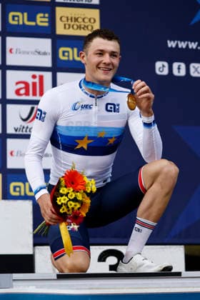 02.08.2026, Monteceneri, Monte Ceneri, 2026 UEC MTB European Championship, EM, Europameisterschaft XCO Men Elite s Final (cross country olympic) Charlie Aldridge 2 (GBR) 1st place, European Champion and gold medal Monteceneri Monte Ceneri Ticino Switzerland *** August 2, 2026, Monteceneri, Monte Ceneri, 2026 UEC MTB European Championship XCO Men s Elite Final, Cross Country Olympic: Charlie Aldridge (2 GBR) took 1st place, becoming European Champion and winning the gold medal in Monteceneri, Monte Ceneri, Ticino, Switzerland Copyright: xJustPictures.ch FrancescoxMinghettix jp-en-FrMi-_NG_2825
