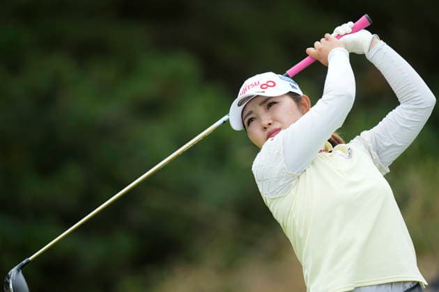 LYTHAM, ENGLAND - AUGUST 2: Ayaka Furue (JPN) plays from the seventh tee during Round 4 at the 50th AIG Women™s Open Championship at the Royal Lytham and St Anne™s Golf Club, Lytham on August 2, 2026 in Lancashire, England The 50th AIG Women™s Open Championship