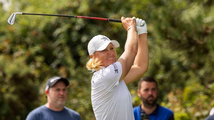 LYDHAM & ST ANNES, ENGLAND 20260802 Anna Nordqvist pa det tolfte halet under den sista tävlingsdagen av AIG British Open pa Royal Lydham & St Annes Golf Club Lydham &S t Annes England x1019x *** LYDHAM ST ANNES, ENGLAND 20260802 Anna Nordqvist on the 12th hole during the final day of competition at the AIG British Open at Royal Lydham St Annes Golf Club, Lydham St Annes, England x1019x  Copyright: xChristerxHöglund TTx AIG WOMENS OPEN GOLF