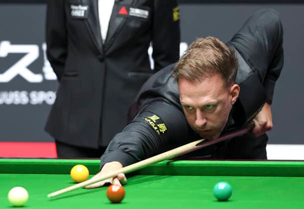 (260802) -- SHANGHAI, Aug. 2, 2026 -- Judd Trump competes during the final match between Judd Trump of England and Kyren Wilson of England at the World Snooker Shanghai Masters 2026 in Shanghai, east China, Aug. 2, 2026. ) (SP)CHINA-SHANGHAI-SNOOKER-SHANGHAI MASTERS 2026-FINAL (CN) ChenxHaoming 