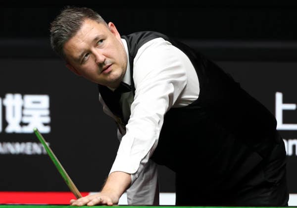 (260802) -- SHANGHAI, Aug. 2, 2026 -- Kyren Wilson reacts during the final match between Judd Trump of England and Kyren Wilson of England at the World Snooker Shanghai Masters 2026 in Shanghai, east China, Aug. 2, 2026. ) (SP)CHINA-SHANGHAI-SNOOKER-SHANGHAI MASTERS 2026-FINAL (CN) ChenxHaoming 