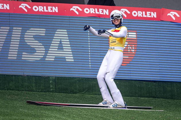 Wisla 02.08.2026 Ski jumping, Skispringen, Ski, nordisch FIS Summer Grand Prix 2026 on Adam Malysz Wisla Malinka Hill. Day 2. Individual Competition --- Skoki Narciarskie. FIS Letnie Grand Prix 2026 na Skoczni im. Adama Malysza w Wisle Malince. Konkurs indywidualny. Dzien 2. . Persons shown : Naoki Nakamura Fot. Kai Taller Arena Akcji NEWSPIX.PL --- newspix.pl POLAND OUT! 