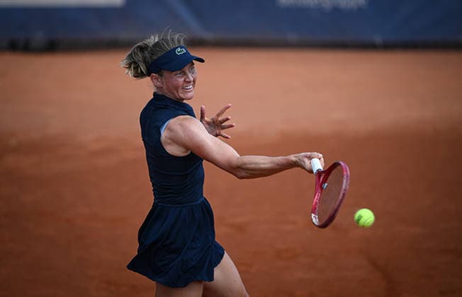 Tennis ITF Tour Ladies Open Hechingen 2026 02.08.2026 Finale, Uebersicht Fiona Ferro (FRA) *** Tennis ITF Tour Ladies Open Hechingen 2026 02 08 2026 Final, Overview: Fiona Ferro (FRA)