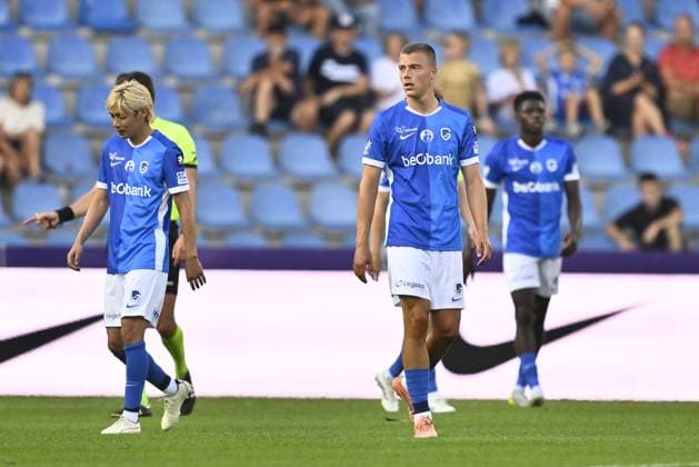Genk s Daan Heymans pictured during a friendly soccer game between Racing Genk vs FC Twente, on Sunday 02 August 2026 in Genk, in preparation of the upcoming 2026-2027 Belgian first division soccer season. JOHAN EYCKENS JohanxEyckens  x182630240x