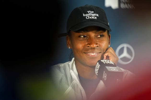 National Bank Open 2026 - Day 2 TORONTO, CANADA - AUGUST 2 : Coco Gauff of the United States attends a press conference, PK, Pressekonferenz during the WTA, Tennis Damen 1000 National Bank Open in Toronto, Ontario, Canada on August 2, 2026. Mert Alper Dervis Anadolu Toronto Canada. Editorial use only. Please get in touch for any other usage.  Copyright: x2026xAnadoluxMertxAlperxDervisx