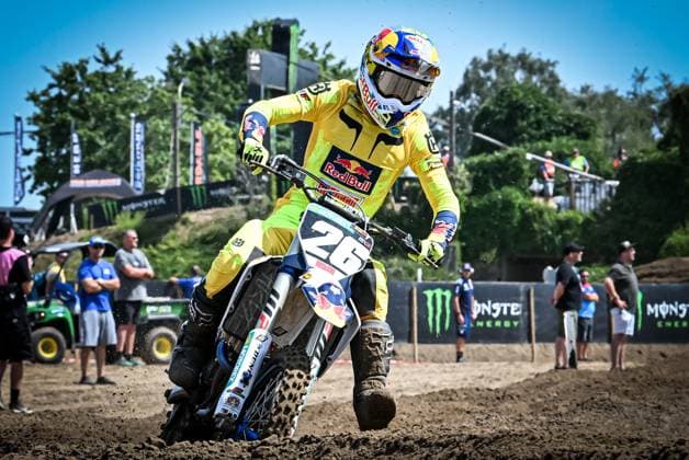 Belgian Liam Everts pictured in action during the motocross MX2 Grand Prix Flanders, race 14 20 of the FIM Motocross World Championship, WM, Weltmeisterschaft Sunday, August 2, 2026, in Lommel. JILLxDELSAUX  x182629042x