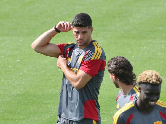 IPA87195189 - Cardiff, July 31, 2026. AS Roma training sessions at the 2026–2027 training camp. Pictured: Koulierakis (Photo by Gino Mancini)  Copyright: xGinoxMancini IPAxSportx xx 87195189