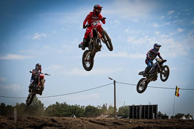 Undefined athlete pictured in action during the motocross MX2 Grand Prix Flanders, race 14 20 of the FIM Motocross World Championship, WM, Weltmeisterschaft Sunday, August 2, 2026, in Lommel. JILLxDELSAUX  x182628955x